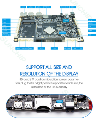 RK3288 Android Motherboard για Media Player/POS/Αυτοπωλητή/Όλα σε ένα Μηχανισμό