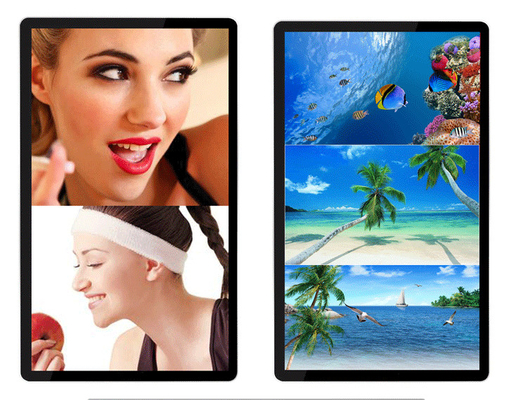 Διαδραστικές ψηφιακές πινακίδες 32 ιντσών με μενού τοίχου με οθόνη FHD Video LCD IPS