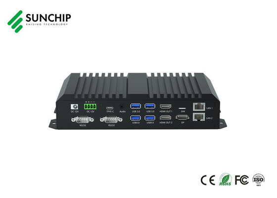 Βελτιωμένη διαχείριση ισχύος RK3588 Media Player με λειτουργικό σύστημα Android 12 και διπλό 1000M LAN