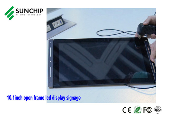 Βιομηχανικό ανοικτό όργανο ελέγχου πλαισίων LCD περίπτωσης μετάλλων διαλογικό για τη διαφήμιση AIO