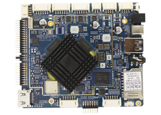 ΠΛΗΡΟΦΟΡΙΚΌΣ πίνακας Linux μικροϋπολογιστών διεπαφών επίδειξης LVDS, ενσωματωμένος πίνακας συστημάτων RK3399 GPIO UART TTL