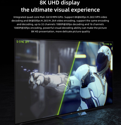 RK3588 Media Player Box Edge Computing AIoT NPU 6Tops 8K Android 12 RS232 RS485 Metal