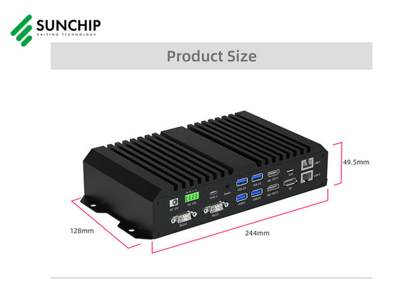 Rockchip RK3588 Octa Core Android Box με RS232 RS485 WIFI Gigabit Ethernet BT USB Media Player για οθόνη LCD