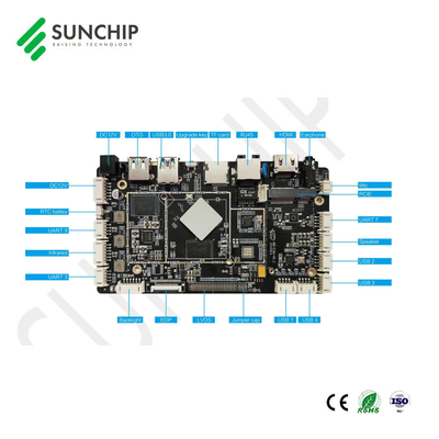 Android 11 Διαδραστική οθόνη αφής Rockchip Motherboard RK3566 Quad Core Embedded Arm Board