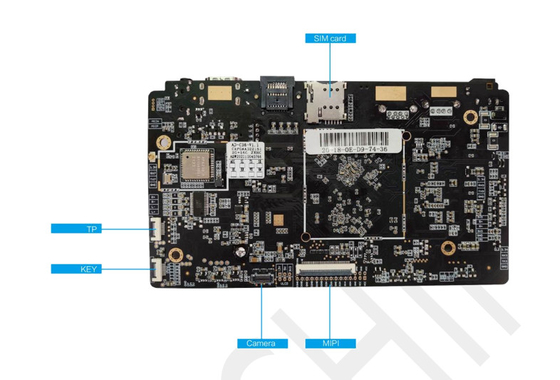 AD-C36 Quad-Core Android Mainboard Ενσωματωμένο ARM Board για RK3566 επεξεργαστή HD οθόνη 4G LTE WIFI/BT G-Sensor RTC Touch USB UART