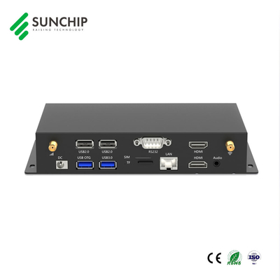 Metal Media Player RK3568 CPU Για αναπαραγωγή βίντεο 4K Android 11 τοίχωμα ψηφιακής σήμανσης κουτί παίχτη