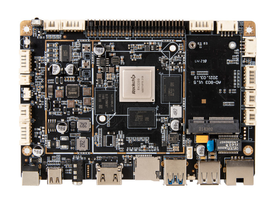 Υψηλής απόδοσης Android Motherboard RK3399 PCB Motherboard για μηχανή διαφήμισης LCD