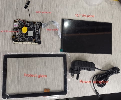 Προσαρμοσμένη οθόνη LCD 10,1 ιντσών IPS χωρητικό tablet PC με WIFI BT LAN POE 4G Προαιρετικό