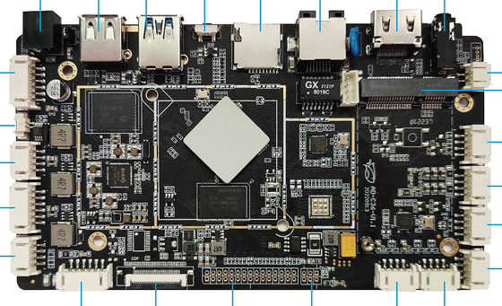 RK3566 Βιομηχανικές Μητρικές Πίνακες PCBA Android11 Εγκατεστημένες Μητρικές Πίνακες για ψηφιακά ρομπότ AI