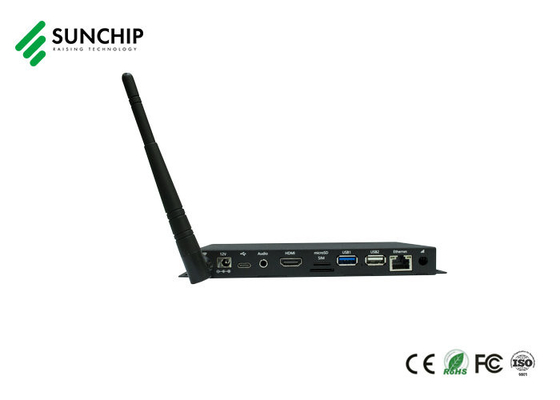 RK3399 Hexa-Core Android 7-10 Gigabit Ethernet Δυνατότητα DDR 32GB Signage Box Android Box με διάφορες οθόνες HD Υποστήριξη