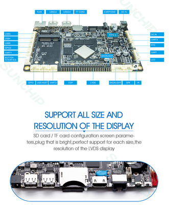 RK3288 Πίνακα Bluetooth 5.2 και LPDDR3 2G/4G RAM για βελτιωμένη απόδοση του συστήματος
