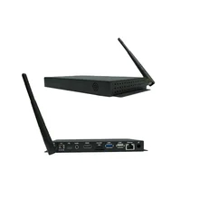 Black Media Player Network Android Digital Signage Player RK3288 Τετραπλό πυρήνας 4K