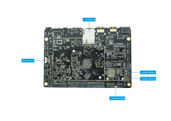Rockchip RK3399 4GB DDR4 Πίνακα για διαφημιστικό εξοπλισμό βίντεο media player οθόνη lcd οθόνη αφής ψηφιακή σήμανση
