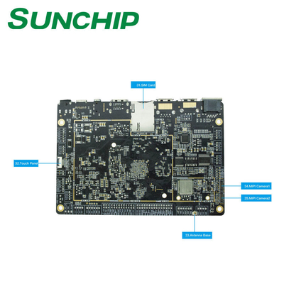 Android 7.1-10 RK3399 Industrial ARM Board για ψηφιακή διαφήμιση 4K ανάλυση Ευφυές σύστημα ενσωματωμένου ελέγχου