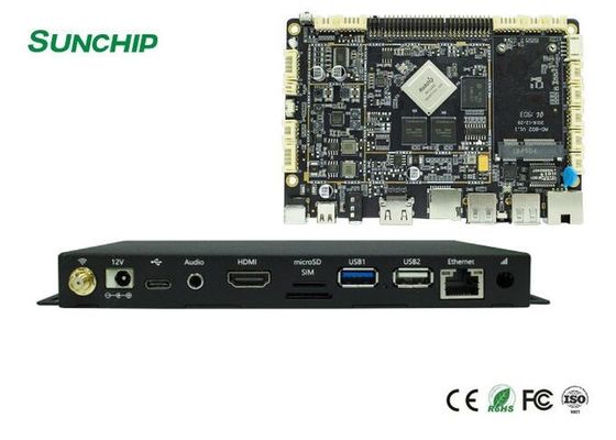 4K RK3399 Media Player Box με Ethernet WIFI Bluetooth και υποστήριξη τηλεχειριστή